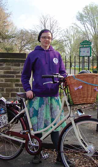 Liz did Bikeability to build confidence and skills